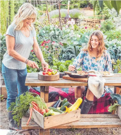  ?? A Free Range Life: Together. ?? Celebrity cook Annabel Langbein (left) and her daughter Rose Langbein have co-authored