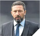  ??  ?? Derek McInnes.