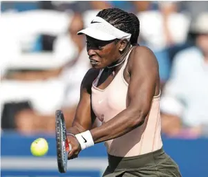  ?? | PHOTO : AFP ?? Sloane Stephens, la tête de série et d’affiche du tournoi de Saint-Malo.