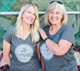  ?? Special to The Okanagan Weekend ?? Jennifer Schell, left, and Terry Meyer-Stone are the organizers of tomorrow’s Garagiste North Small Producers Wine Festival at Sperling Vineyards in Kelowna. Jamie Smith, right, from Salmon Arm’s Marionette Winery will be pouring at tomorrow’s Garagiste.