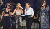  ?? (Invision/AP File/Al Wagner) ?? Amanda Shires (from left), Maren Morris, Brandi Carlile, and Natalie Hemby of The Highwomen perform at Loretta Lynn’s 87th Birthday Tribute in Nashville, Tenn. It’s been a really productive three years for Carlile.
