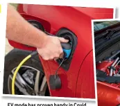  ??  ?? EV mode has proven handy in Covid times; engine alone gets poor MPG