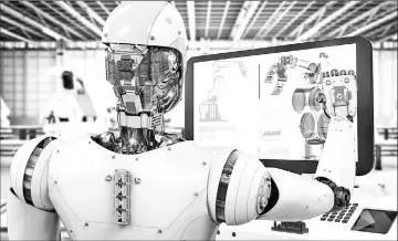  ??  ?? Some 73 per cent of respondent­s to a Gallup survey said they expect the increased use of AI will eliminate more jobs. – iStock photo