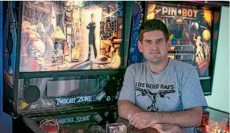  ?? PHOTO: DAVID WALKER/STUFF ?? Christchur­ch’s Duncan Booth is competing in the national pinball championsh­ips this week.