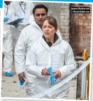  ?? ?? Sanjeev Bhaskar and Nicola Walker star