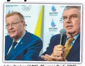  ??  ?? John Coates (AOC), Thomas Bach (IOC).