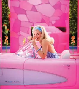  ?? TRIBUNE NEWS SERVICE ?? Margot Robbie stars in “Barbie,” a nominee for best picture .