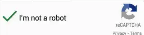  ??  ?? ABOVE A reCAPTCHA on contact forms will help prevent attacks by belligeren­t bots