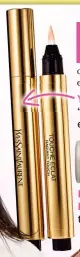  ??  ?? Yves Saint Laurent Touche Eclat, $68 “If you’ve worked a 17-hour day and have nothing hing else on, you will still look relatively alive.”