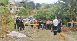  ?? Foto: EC / EXTRA ?? Nadie en El Maestro sabe los motivos del asesinato de Diómedes Cedeño.