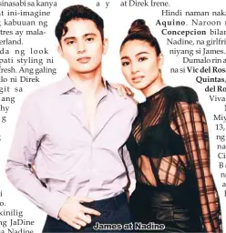  ??  ?? James at Nadine