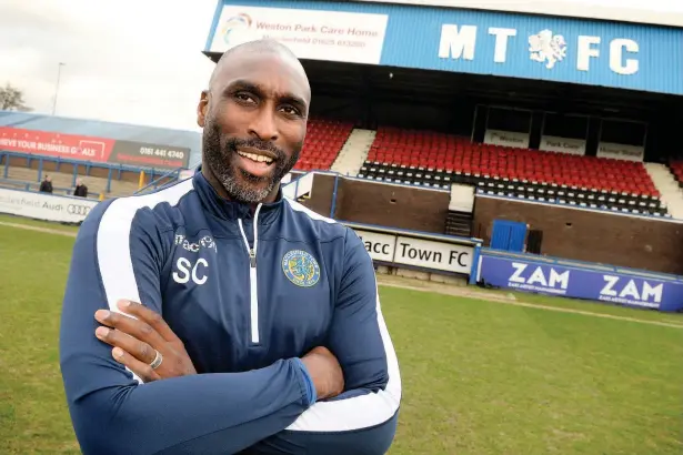  ?? Hamilton ?? Sol Campbell was pleased with some aspects of Macclesfie­ld’s play at Exeter on Saturday but insists his side must capitalise on chancesJul­ian