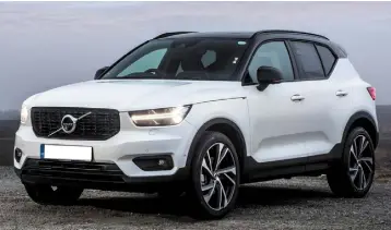  ??  ?? REAL INVESTMENT: Sadly, the new Volvo XC40 is out of Campbell’s price range