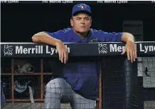  ?? RICH SCHULTZ/GETTY IMAGES ?? Blue Jays manager John Gibbons expects his offence to heat up soon after struggling at times in August.