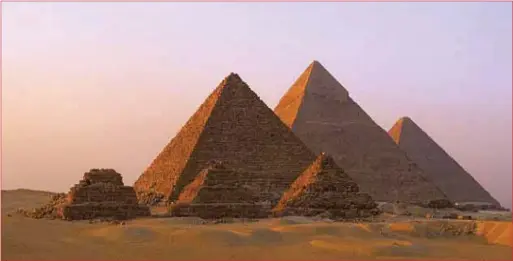  ??  ?? The Pyramids of Giza