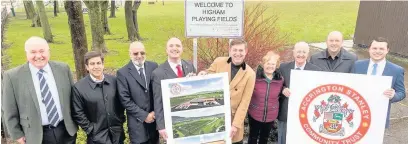  ??  ?? Hyndburn council has submitted a request to Fields in Trust to gain consent for the Accrington Stanley Community Trust Sports Hub developmen­t at Higham Playing Fields