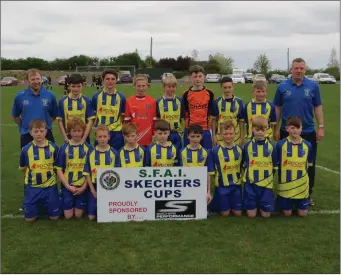  ??  ?? The victorious Wexford Celtic crew.