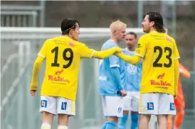  ?? ARKIVBILD: CHRISTIAN ÖRNBERG ?? Falkenberg­s Rasmus Andersson (23) ställs mot sin gamla klubb Tvååker.