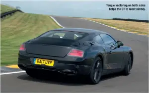  ??  ?? Torque vectoring on both axles helps the GT to react nimbly.