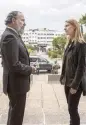  ?? SIFEDDINE ELAMINE Showtime/TNS ?? Mandy Patinkin, left, stars as Saul Berenson and Claire Danes as Carrie Mathison in “Homeland.”