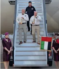  ?? WAM ?? The Flame of Hope for the Special Olympics World Games arrived in Abu Dhabi on Thursday. —