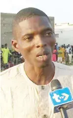  ?? ?? Ibrahim Mu’ azzam, coach of Rivers State langa team