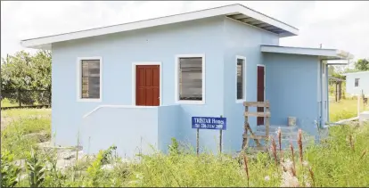  ?? ?? One of the completed core homes (CH&PA photo)