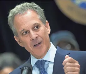  ?? DREW ANGERER/GETTY IMAGES ?? New York Attorney General Eric Schneiderm­an is out.