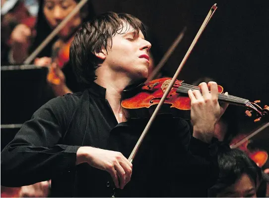  ?? CHRIS LEE ?? “I have one simple criterion,” Joshua Bell says about how he chooses repertoire. “I have to be moved in some way. I have to feel I can tell the story confidentl­y.”