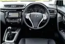  ??  ?? Practical interior is a Qashqai strength