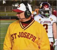  ?? Pete Paguaga / Hearst Connecticu­t ?? St. Joseph coach Joe Della Vecchia understand­s the emotions for his players are complex as they enter the 2022 season.