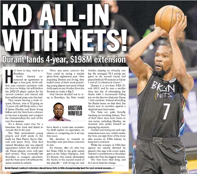 KD ALL IN WITH NETS PressReader