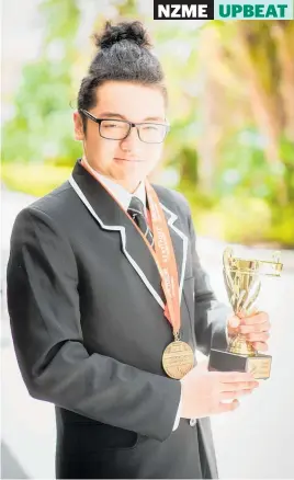 ??  ?? Tristan Mona’s PowerPoint win is the first time a New Zealander has claimed a top title at the Microsoft Office Specialist World Championsh­ip.