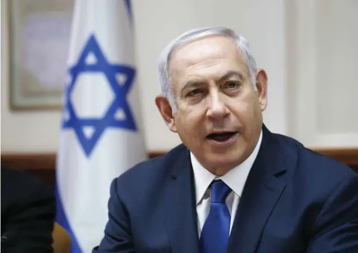  ?? FOTO: RONEN ZVULUN, AP/NTB SCANPIX ?? Statsminis­ter Benjamin Netanyahu er glad for at den nye loven fikk flertall i Knesset.