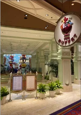  ?? Al Mancini Las Vegas Review-journal ?? The Buffet at Wynn Las Vegas will close indefinite­ly after service Monday.