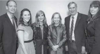  ?? Photos provided by the University of Colorado Denver ?? From left, Mike Imhoff, Katie Imhoff, Patty Imhoff, Doris Kearns Goodwin, Dan J. Wilson and Michelle Travis.