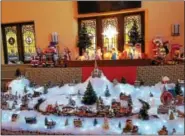  ?? SUBMITTED PHOTO — CONSHOHOCK­EN UNITED METHODIST CHURCH ?? Conshohock­en United Methodist Church presents its Christmas Village display.