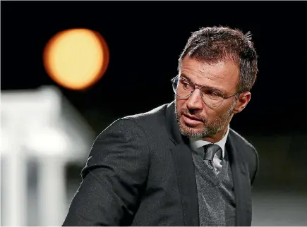  ?? GETTY IMAGES ?? Anthony Hudson has said his All Whites side will be ready in November, which is now just a month away.