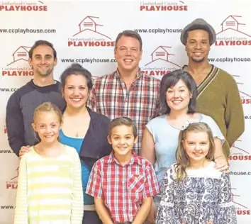  ?? CONTRIBUTE­D PHOTO BY BRYCE MCDONALD ?? The cast of “The Secret Garden” at Cumberland County Playhouse features, front row, from left, Ellie Velker, Chavin Medina and Alyssa Freeze; middle row, Lauren Marshall and Nicole Hackmann; and back row, Blake Graham, Britt Hancock and Quinn Cason.