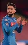  ?? LAPRESSE ?? Dries Mertens, 30 anni, al Napoli dal 2013