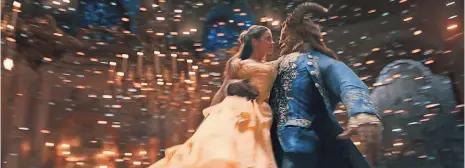  ?? DISNEY ?? Box office magic to the tune of $170 million was in the air for Emma Watson, Dan Stevens and Beauty and the Beast.