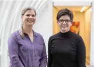  ?? CARLOS OSORIO/TORONTO STAR ?? Janet Smylie, left, and Sara Wolfe were key players in a study that found the census underestim­ated the number of Indigenous people in Toronto.