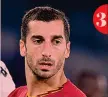  ??  ?? 3
Esperienza 1 Edin Dzeko,
33 anni FORNELLI 2 Chris Smalling, 30 anni D’ANNIBALE 3 Henrikh Mkhitaryan, 31 anni LAPRESSE Qui a fianco, il tecnico Paulo Fonseca, 46 anni MANCINI