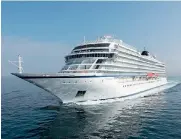  ??  ?? Ordini. La “Viking Sky” consegnata ad Ancona dal gruppo triestino