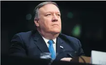  ?? SAUL LOEB / AFP / GETTY IMAGES FILES ?? Mike Pompeo, chosen by U.S. President Donald Trump to be the next Secretary of State, has been critical of the Iran nuclear deal, the Obama administra­tion’s action on Syria and the Paris climate accord.