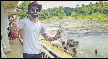  ?? TWITTER ?? While on tour, Virat Kohli soaks in the local culture.