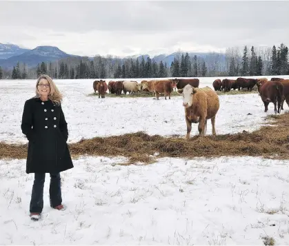  ??  ?? Agricultur­e Minister Lana Popham is reported to have threatened Marine Harvest Canada’s operating tenures when they expire next June.