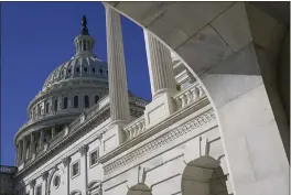  ?? PATRICK SEMANSKY — THE ASSOCIATED PRESS ?? Sun shines on the U.S. Capitol dome in Washington on Tuesday.