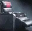  ??  ?? Reclining Vue Cinema seat