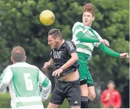  ??  ?? Lochee (green) were 4-1 winners over Boars Rock last weekend.